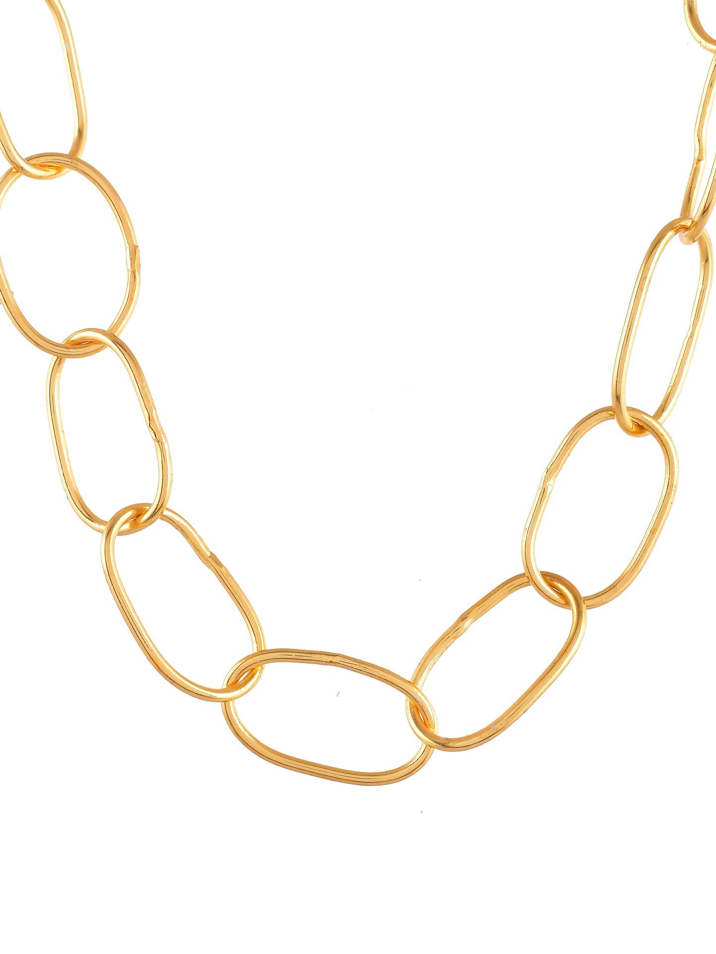 Gold Plated link Chain gold plated necklace
