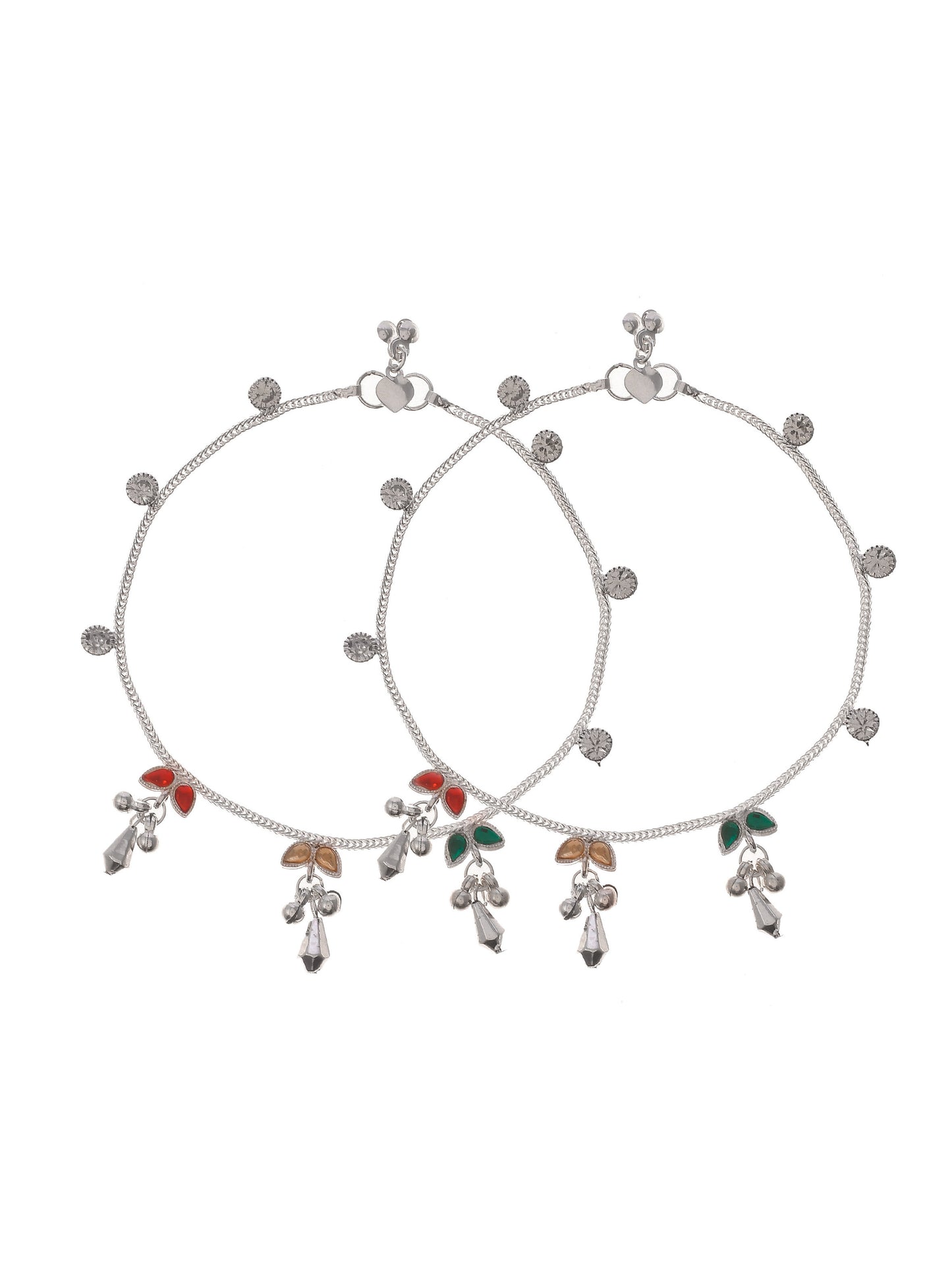 Kolusu Silver Plated Traditional Ethnic Payal For Women