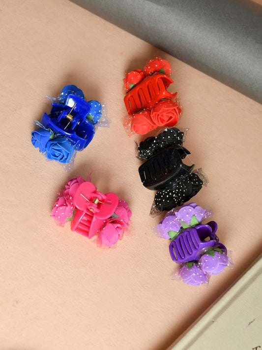 Multicolor Combo Set of Hair Claw Clips for Women Online