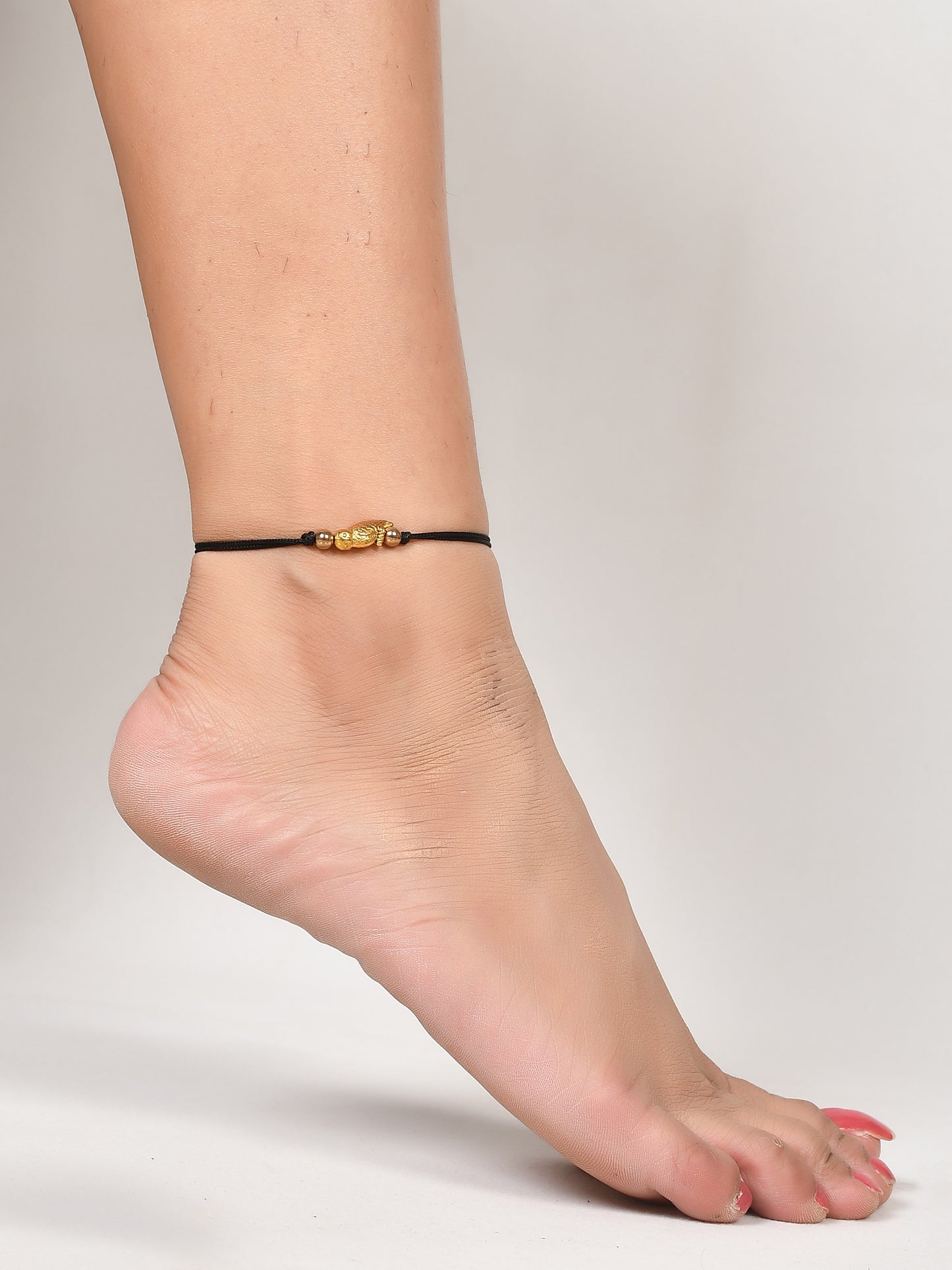 Gold Plated Charm Thread Anklet