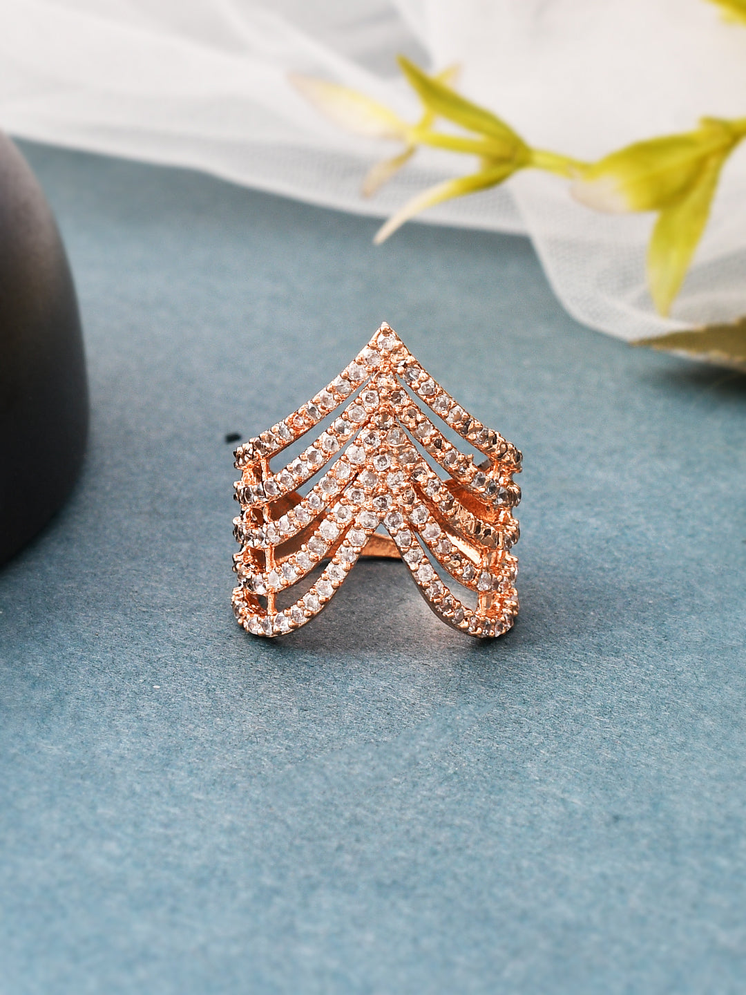 American diamond finger ring Clearance