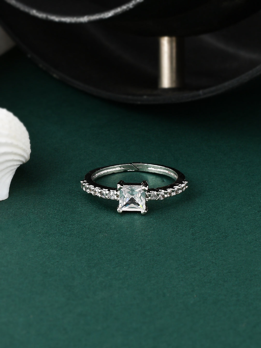 Buy American Diamond Western Adjustable Finger Rings for Women