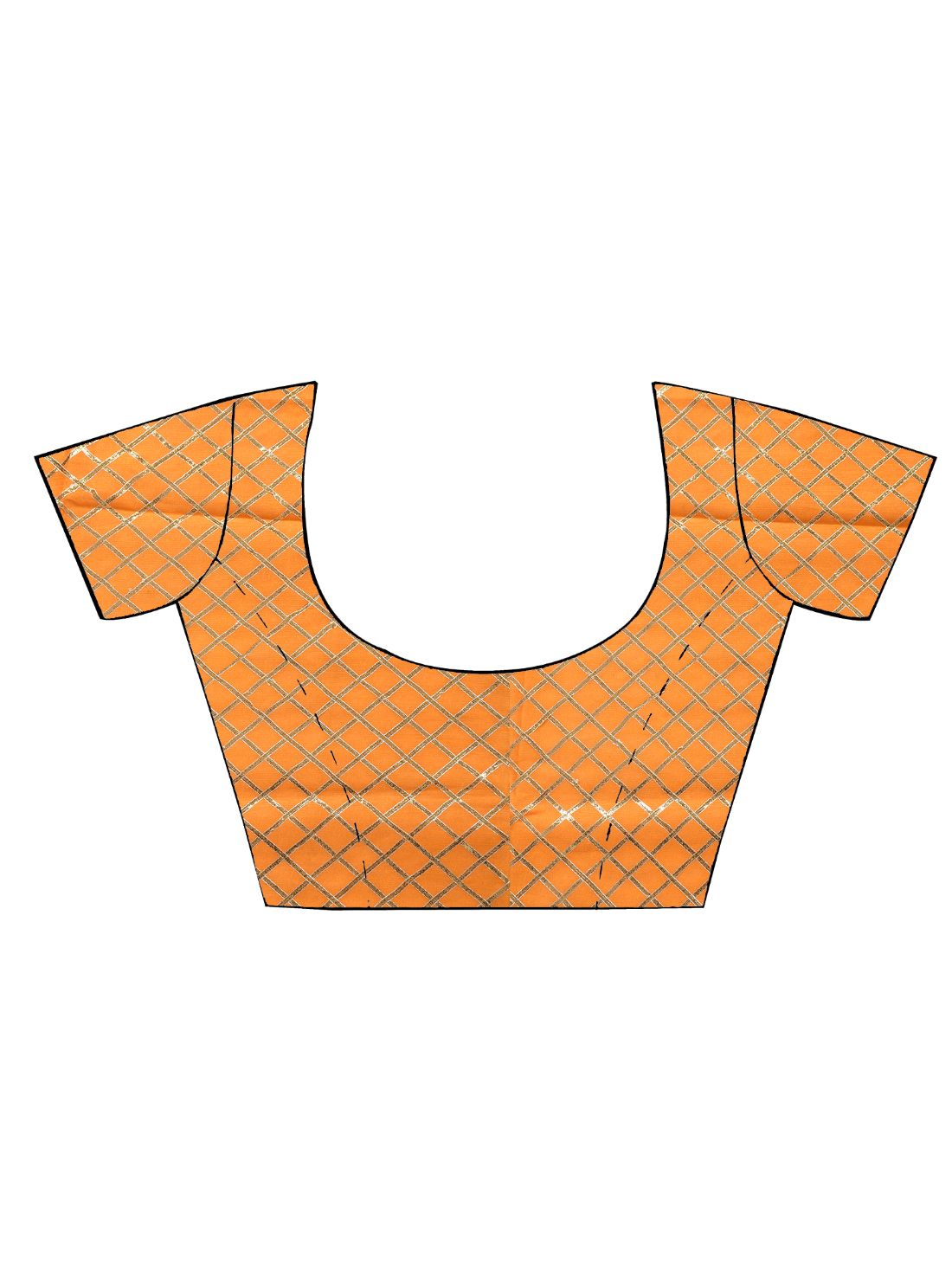 Kesarya Yellow Gold Leheriya Ready To Wear Lehanga Dupatta With Unstitched Blouse