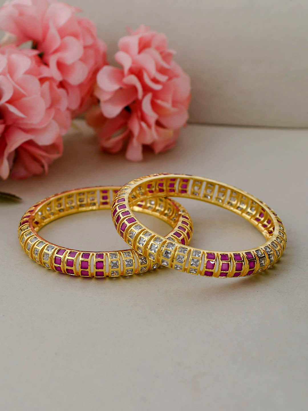 Ruby hot sale kada bangles