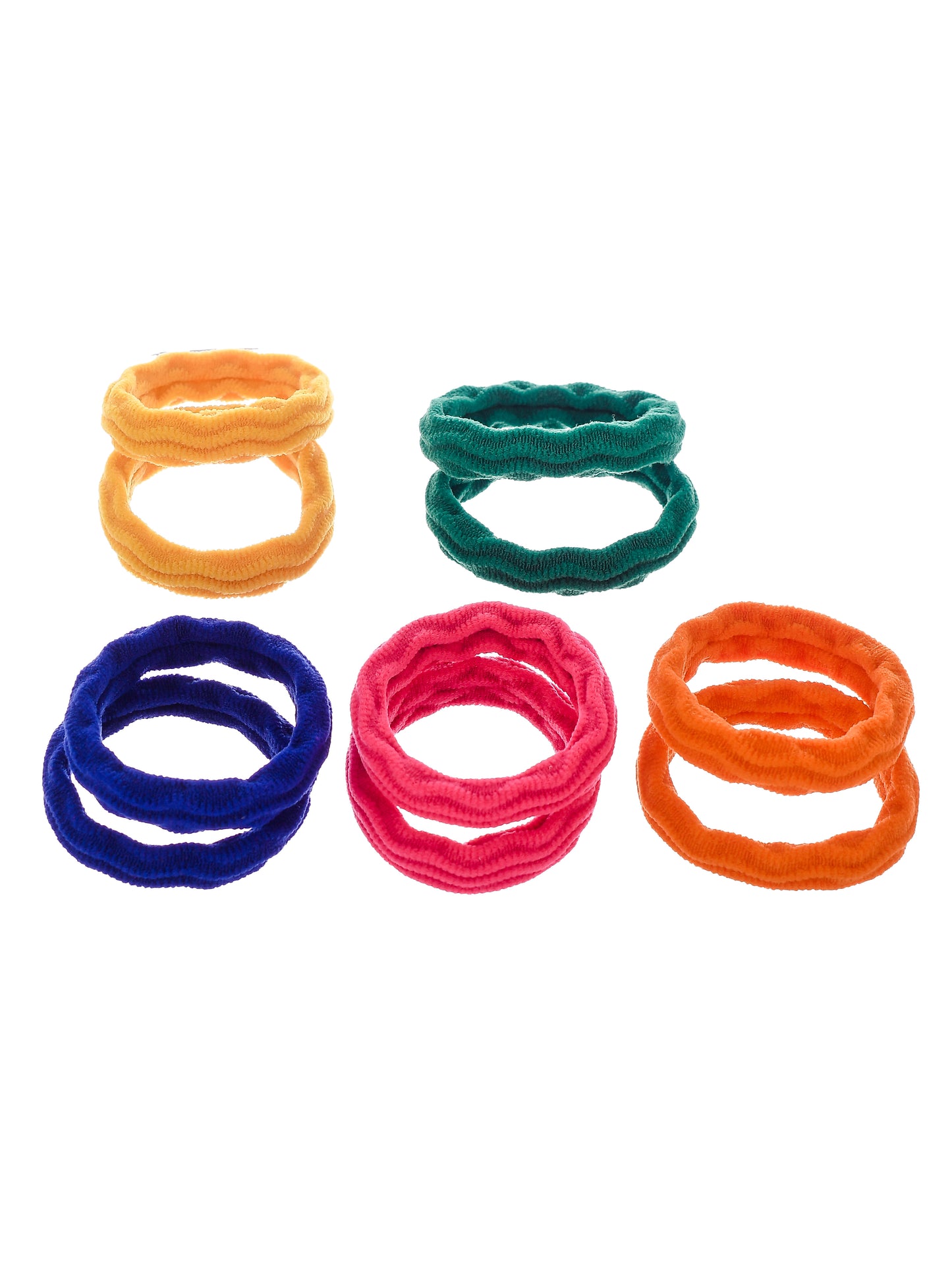 Set Of 20 Multi Colored Ponytail Holders