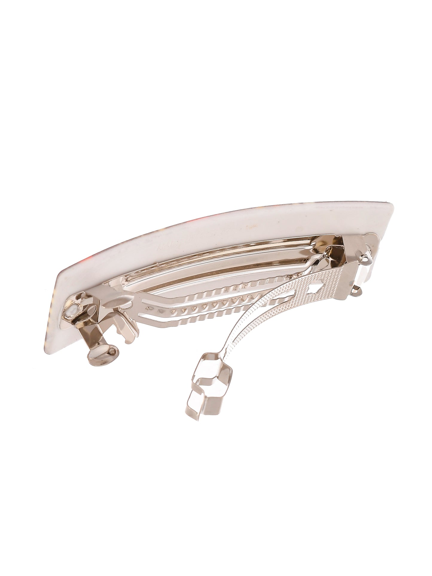 Set Of 3 Multi Color Printed Geometrical French Barette