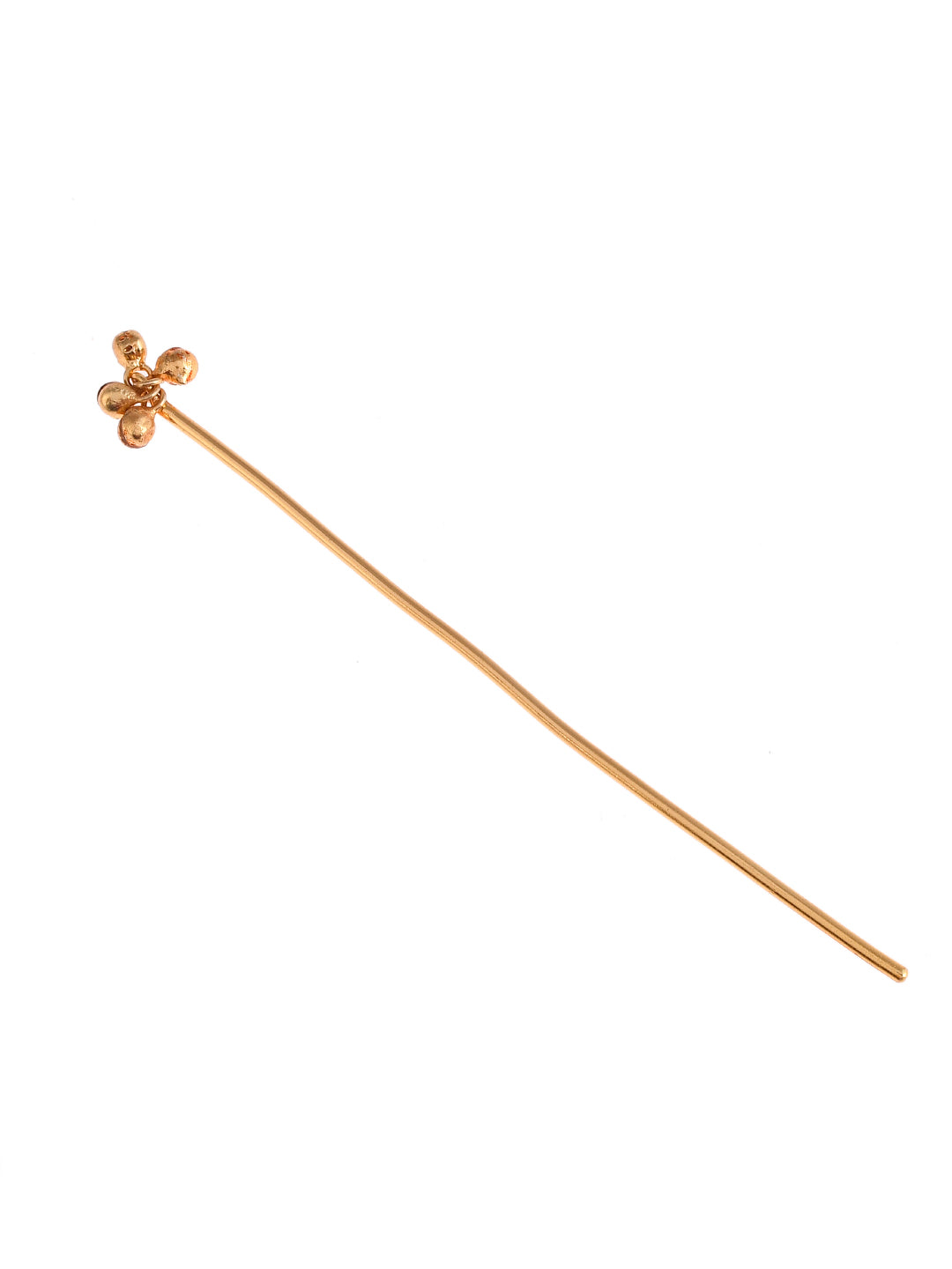 Gold Plated Ghungroo Beads Hair Stick