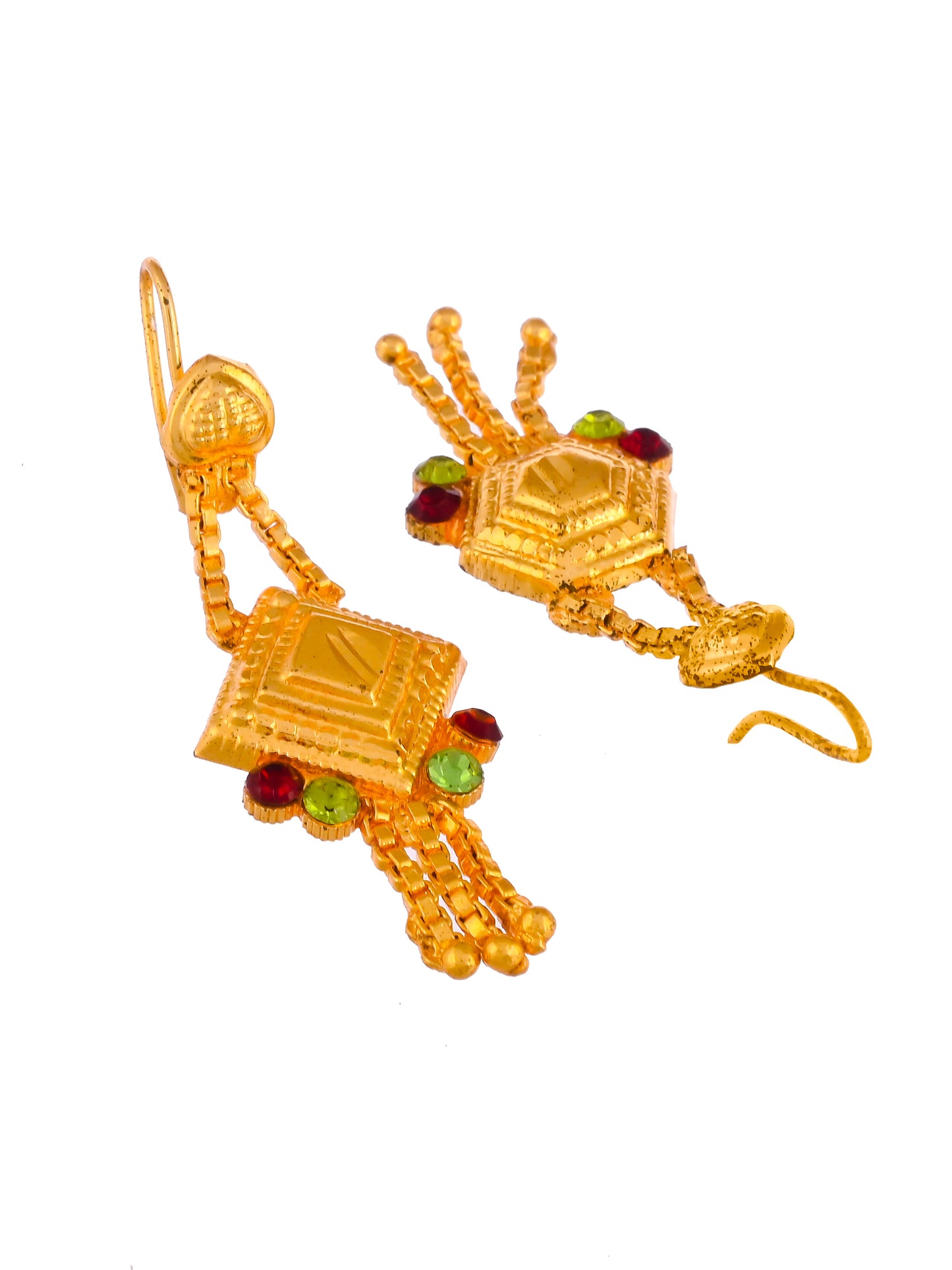Gold Plated & Gold Toned Temple Jewelry Set