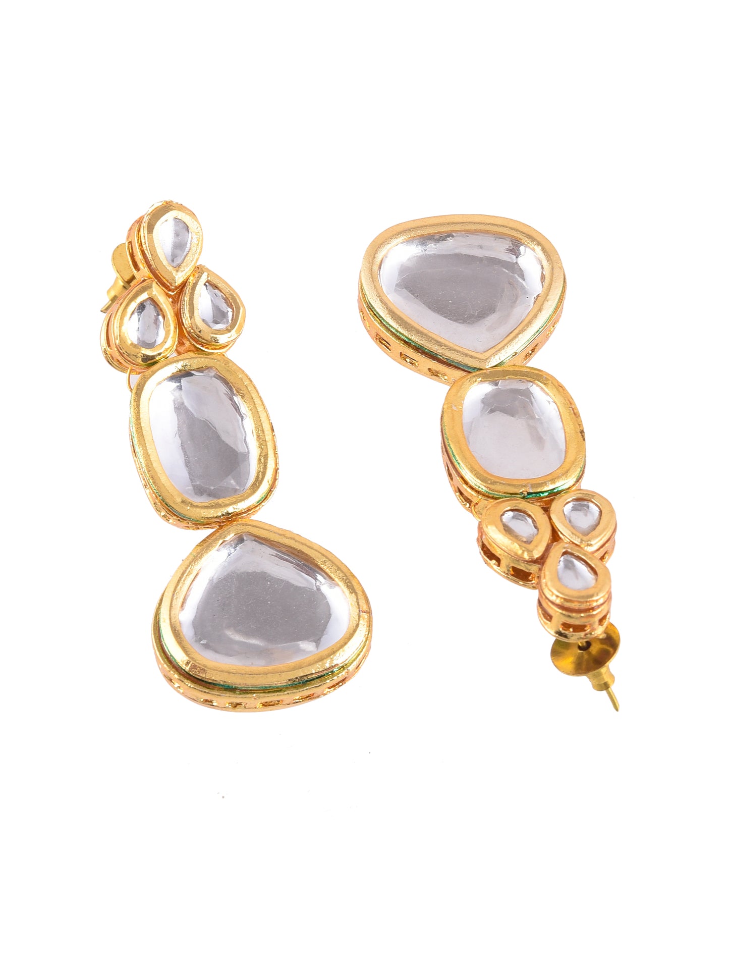 Gold Plated Bridal Jadau Kundan Jewellery Set