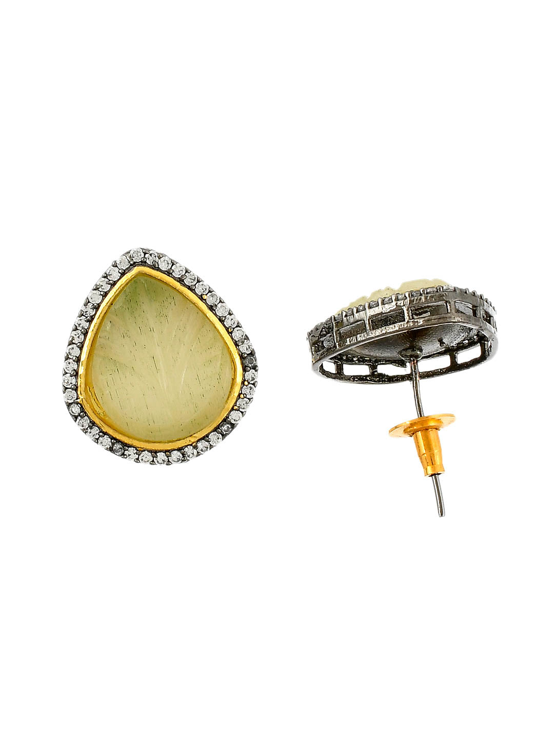 Stylish Indian Ethnic Blue Kundan Choker Jewellery Set With Earring For Women