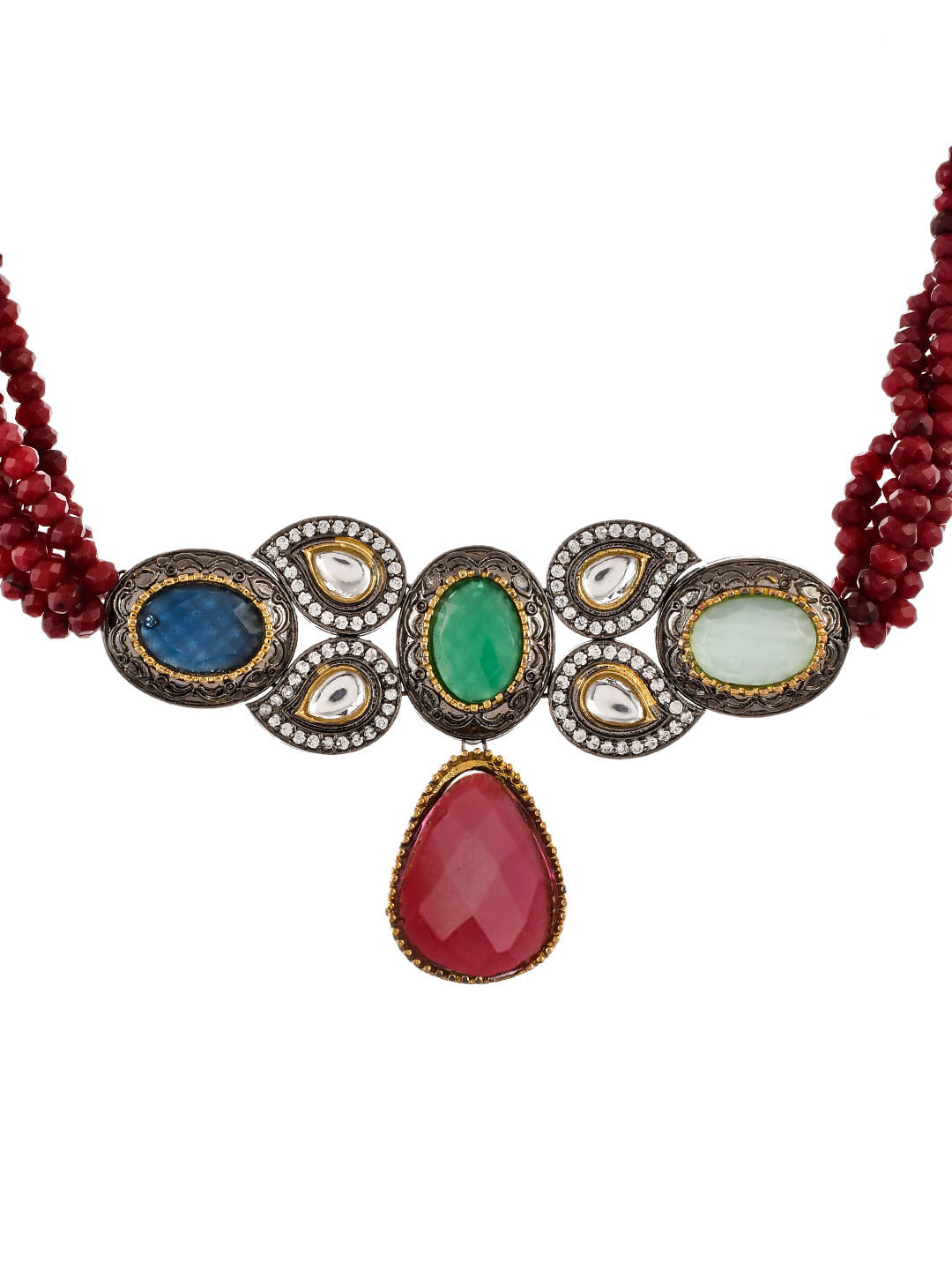 Designer Kundan Jadau Choker Jewellery Set