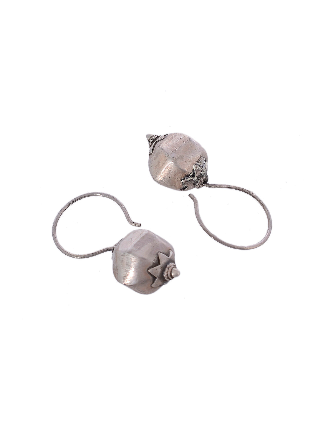 Sterling Silver Oxidised Classic Drop Earrings