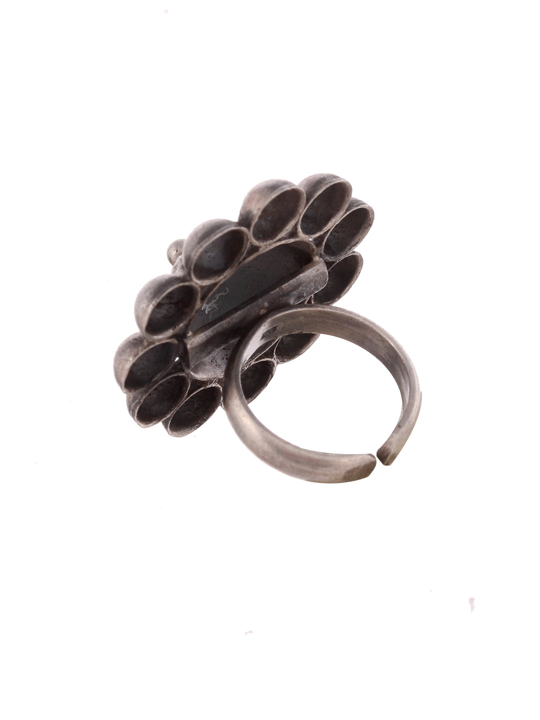 Women Handcrafted 92 5 Sterling Silver Oxidized Ring