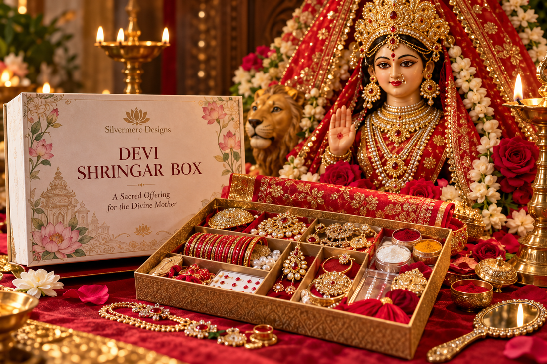 Devi Shringar Box by Silvermerc Designs: The Sacred Significance of Shringar in Maa Durga Worship