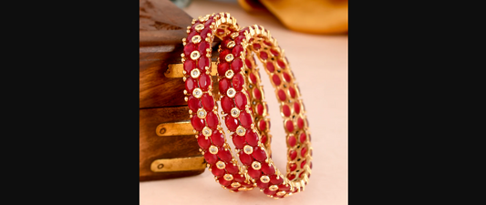 Gold plated Bangles