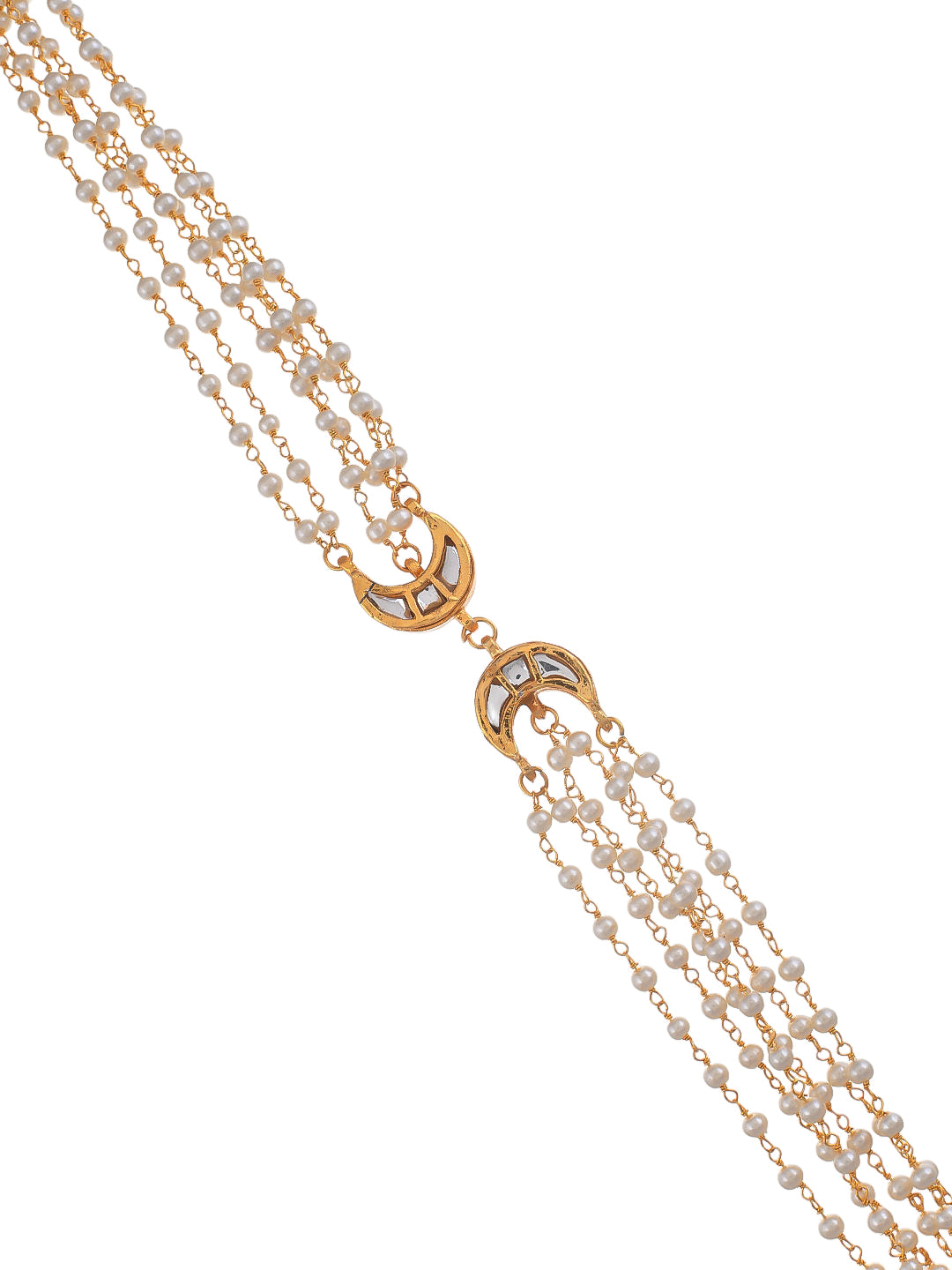 Traditional gold tone anklet