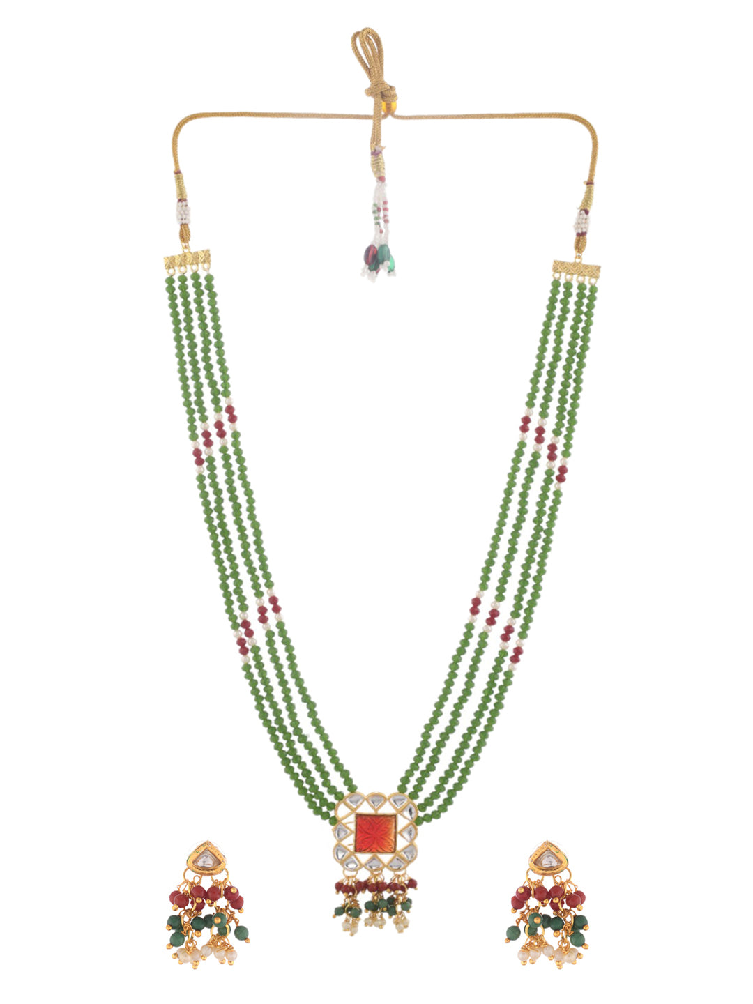 Tranding Jewellery Set With Artificial Beads For Women