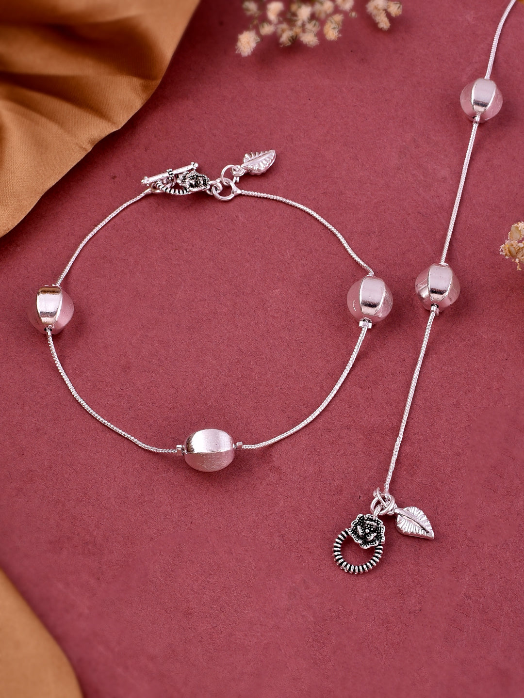 Silver Plated Anklets for Women Online