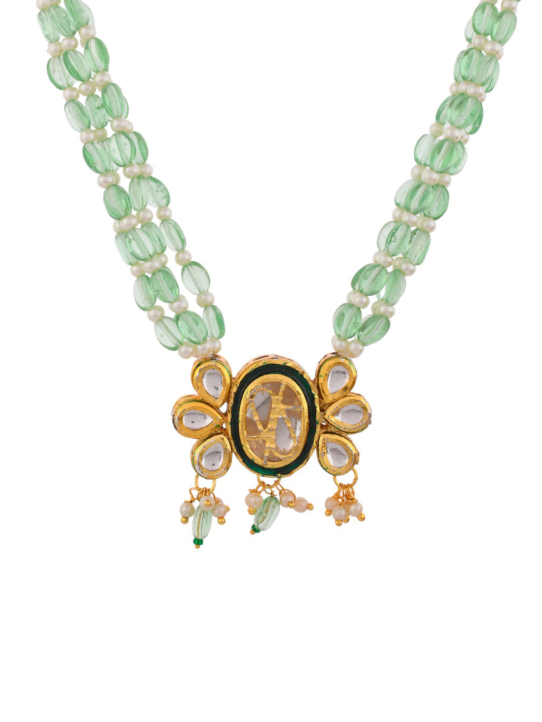 Kundan Long Necklace Set For Women