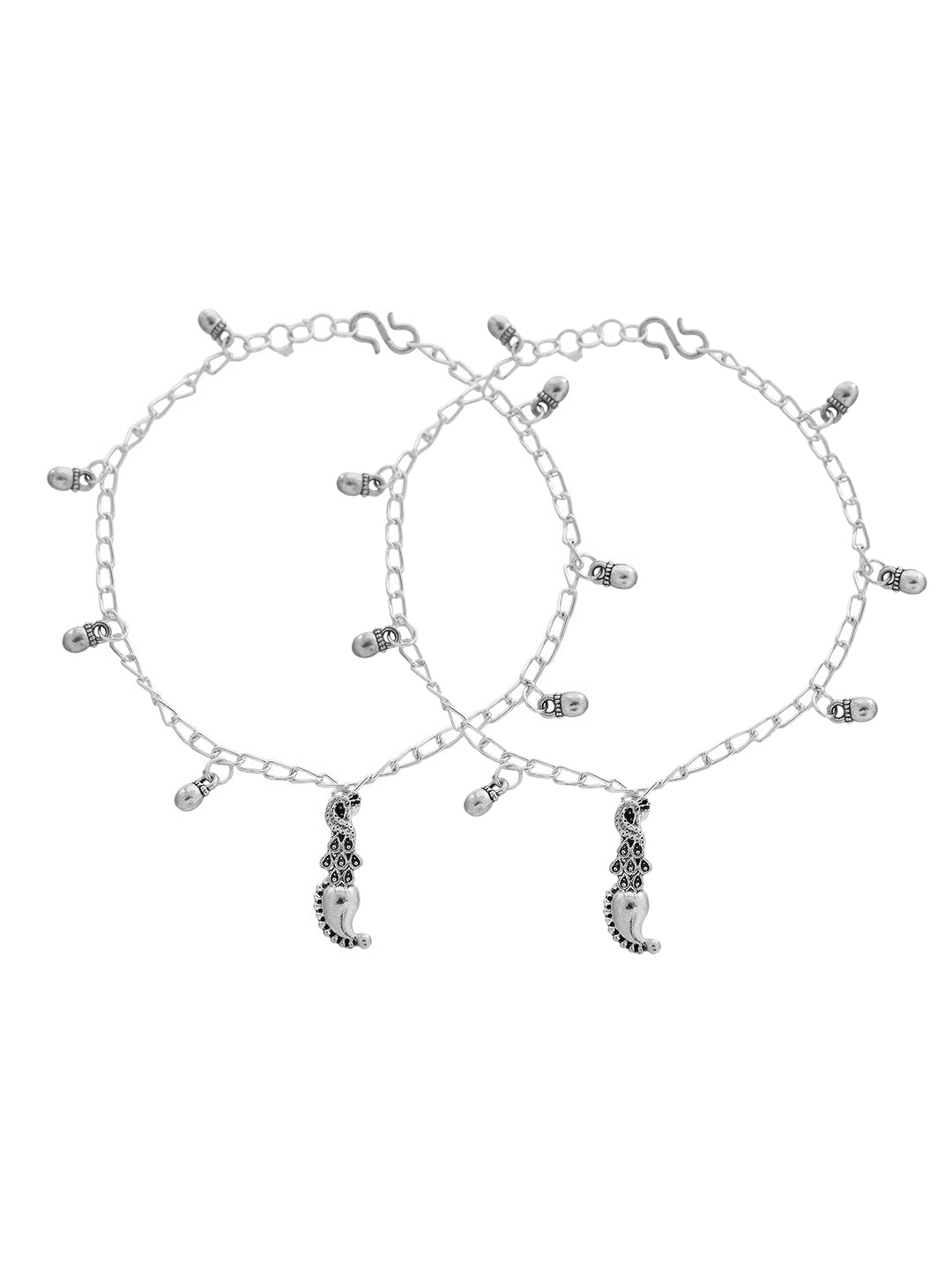 Stylish Silver-Plated Anklet For women