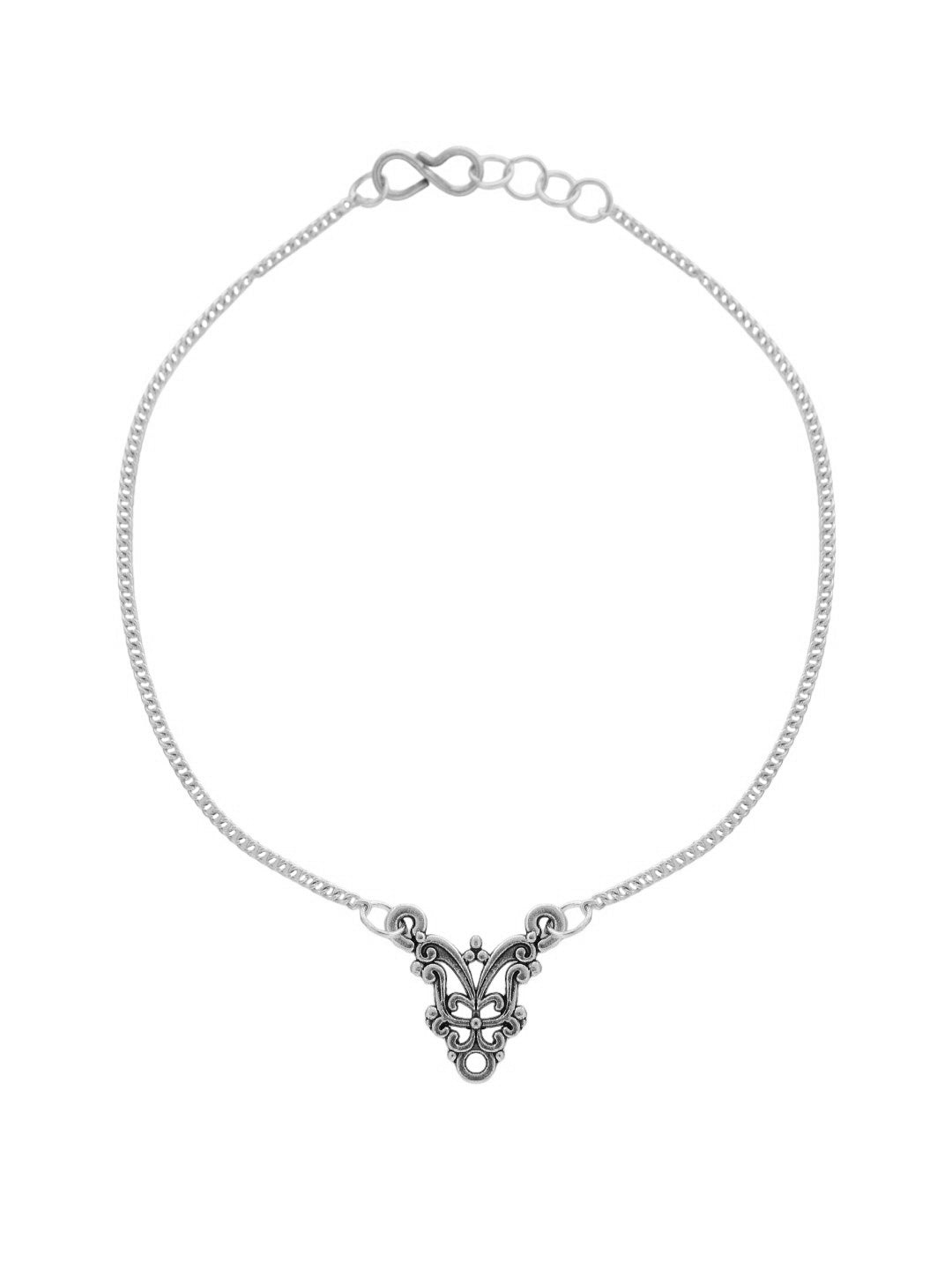 Trending Silver-Plated Anklet For Women