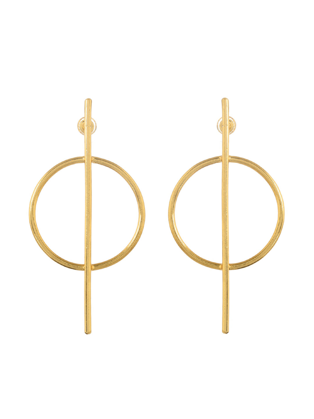 Beautiful Gold Tone  Long Earrings