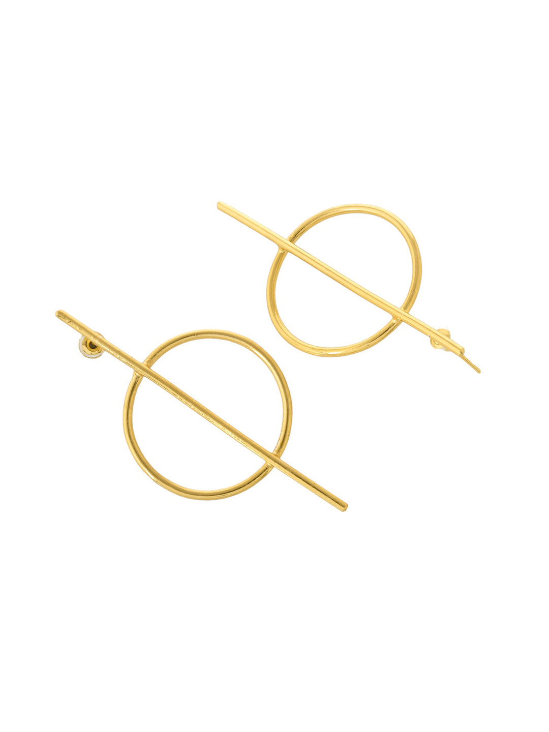 Beautiful Gold Tone  Long Earrings