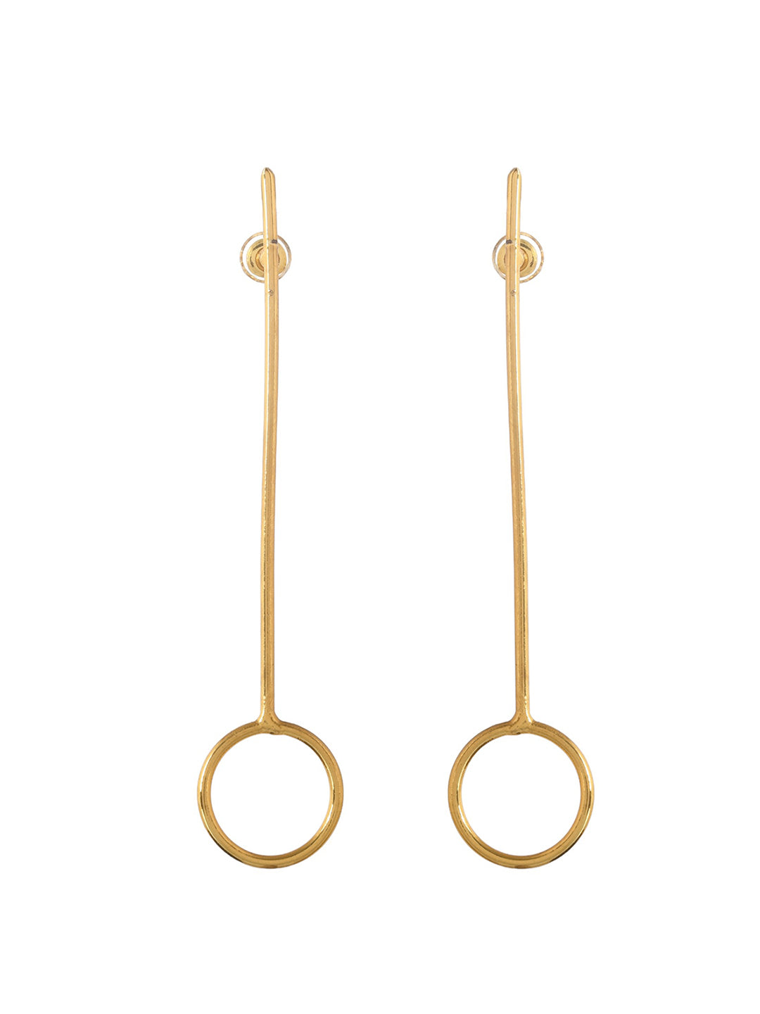 Stylish Gold Tone  Long Earrings  For Women