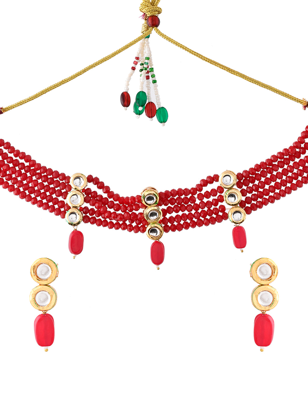 Kundan Layered Choker Jewellery Set