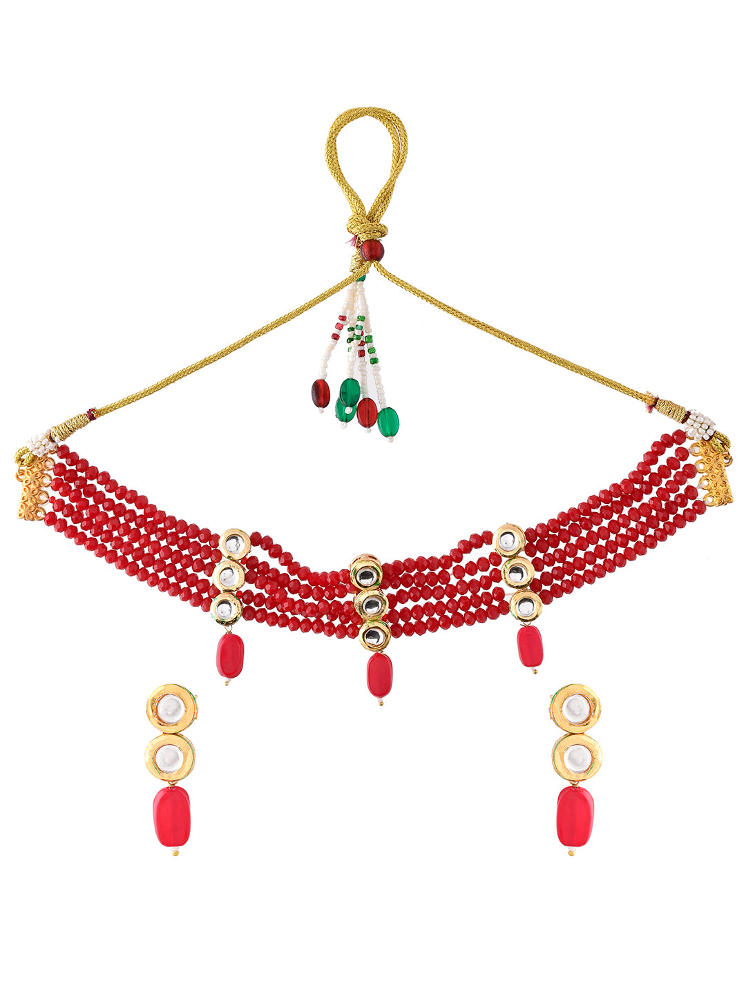 Kundan Layered Choker Jewellery Set