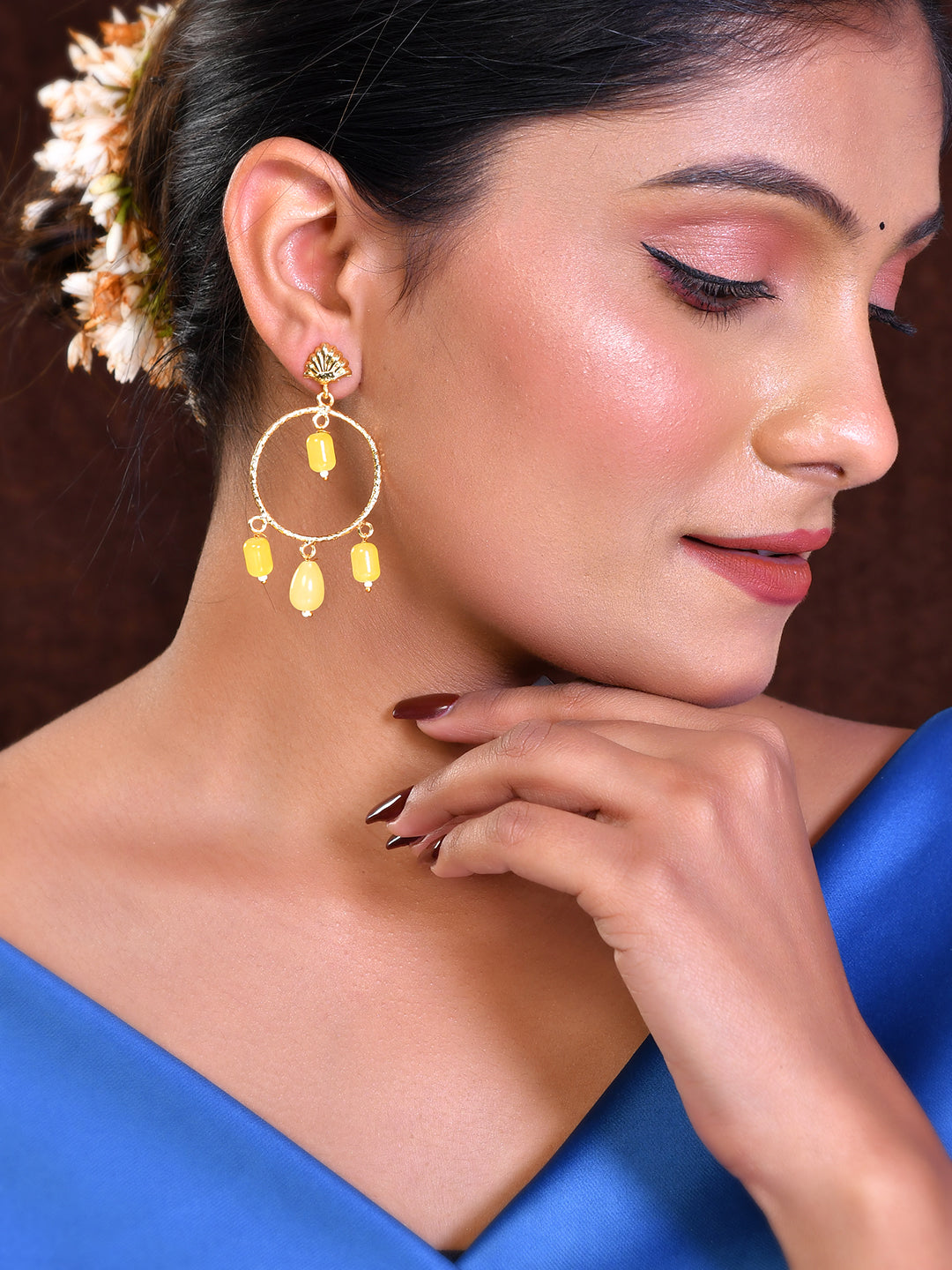 Handcrafted Gold-Plated Earring For Women
