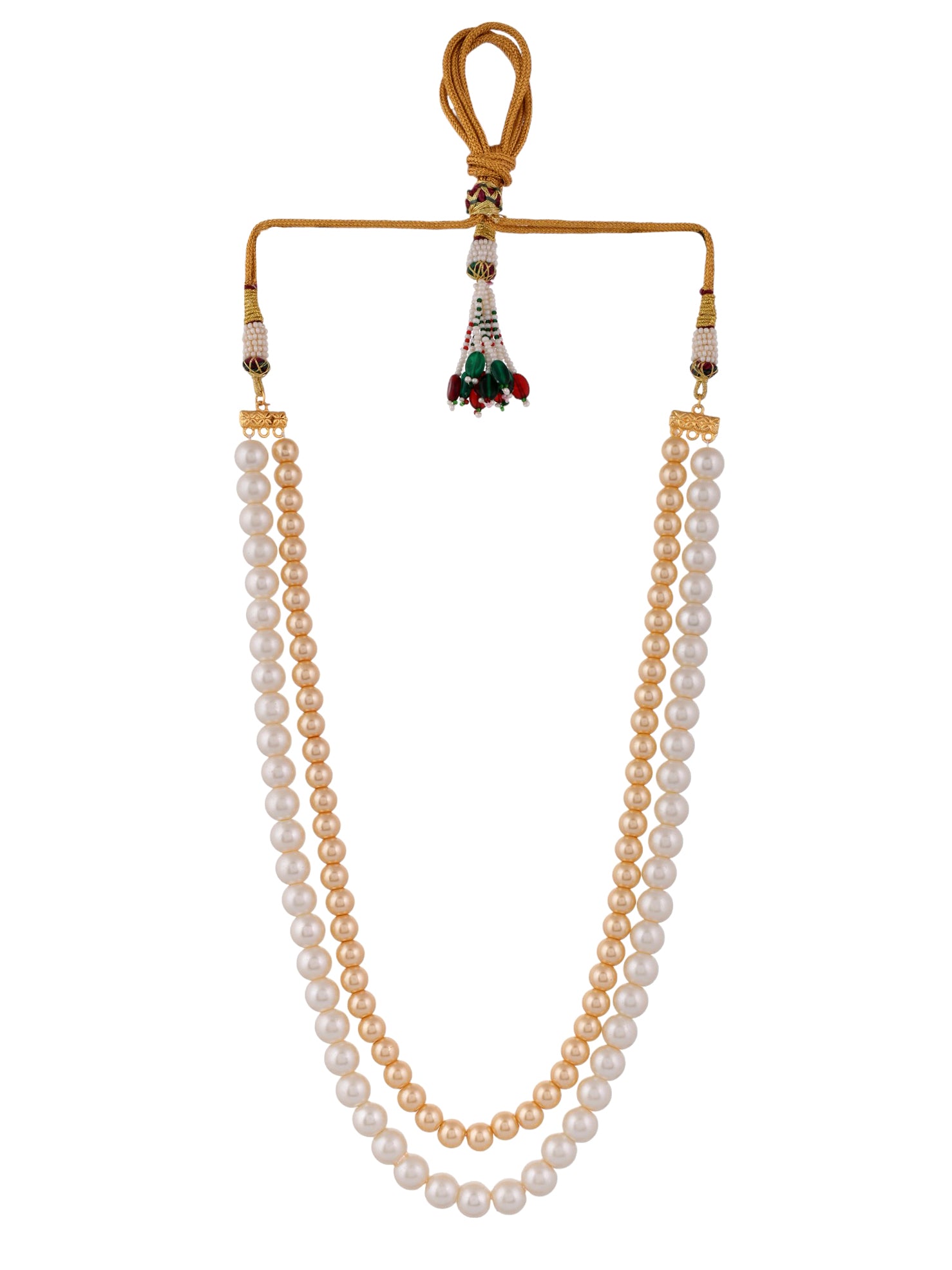 Brass Gold-Plated Layered Necklace for women