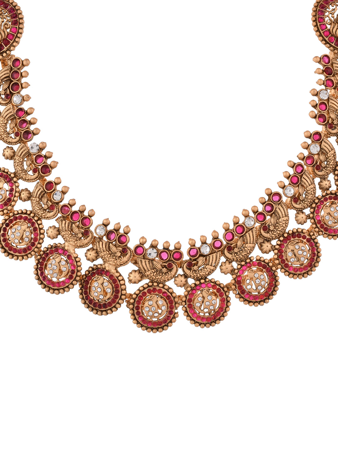 Gold plated south indian temple jewelleryset