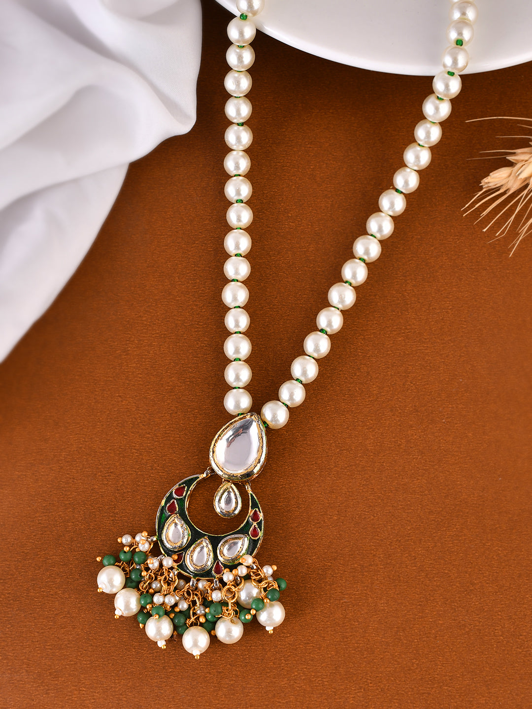 Pearl and Gemstone Necklace