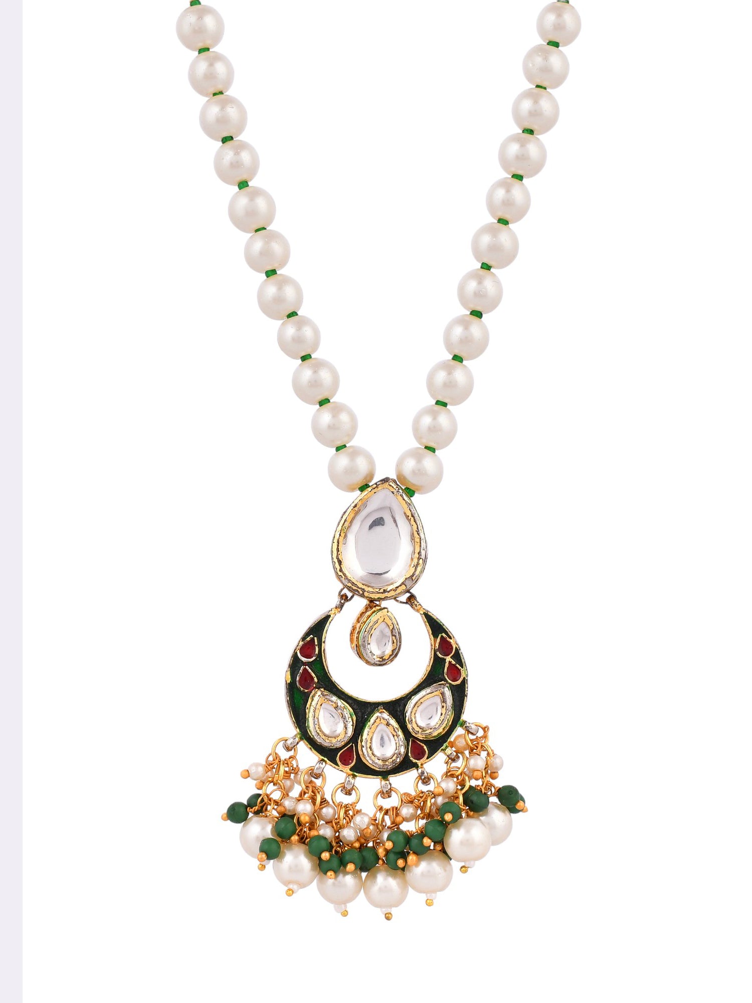 Pearl and Gemstone Necklace
