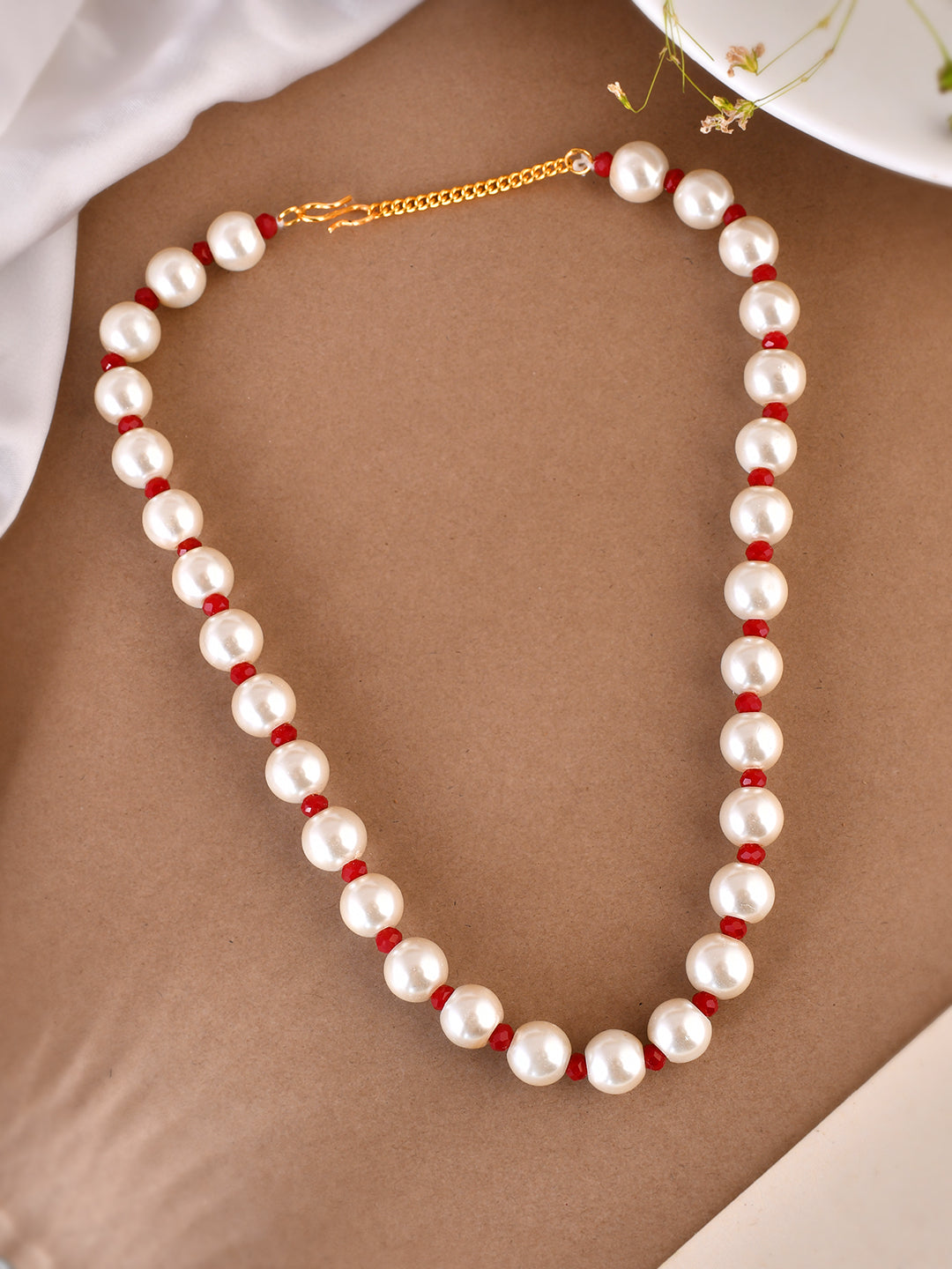 Pearl and Ruby Necklace