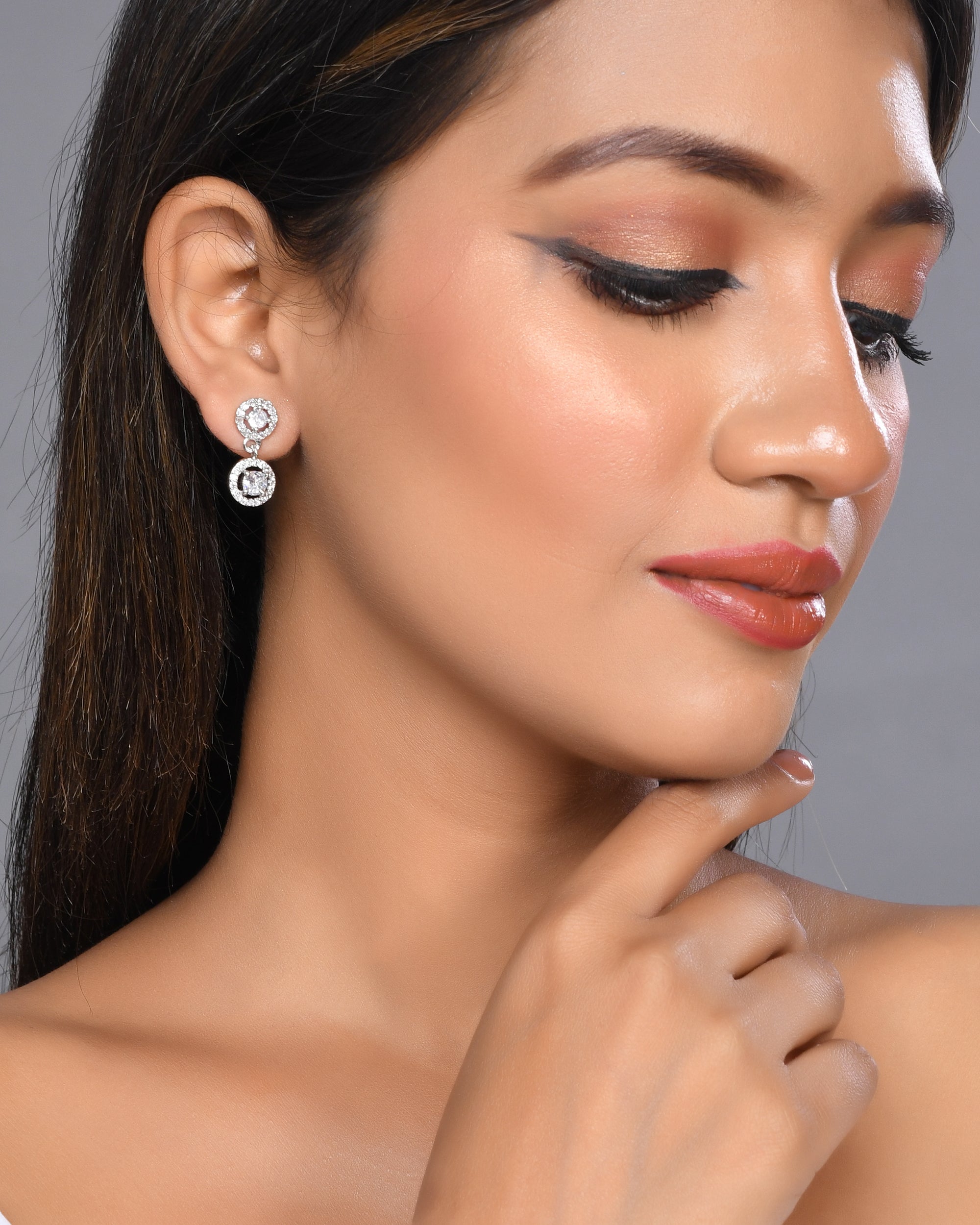 Flipkart.com - Buy radhee imitation New ad diamond rose gold premium  quality layer earrings Brass Earring Set, Plug Earring Online at Best  Prices in India
