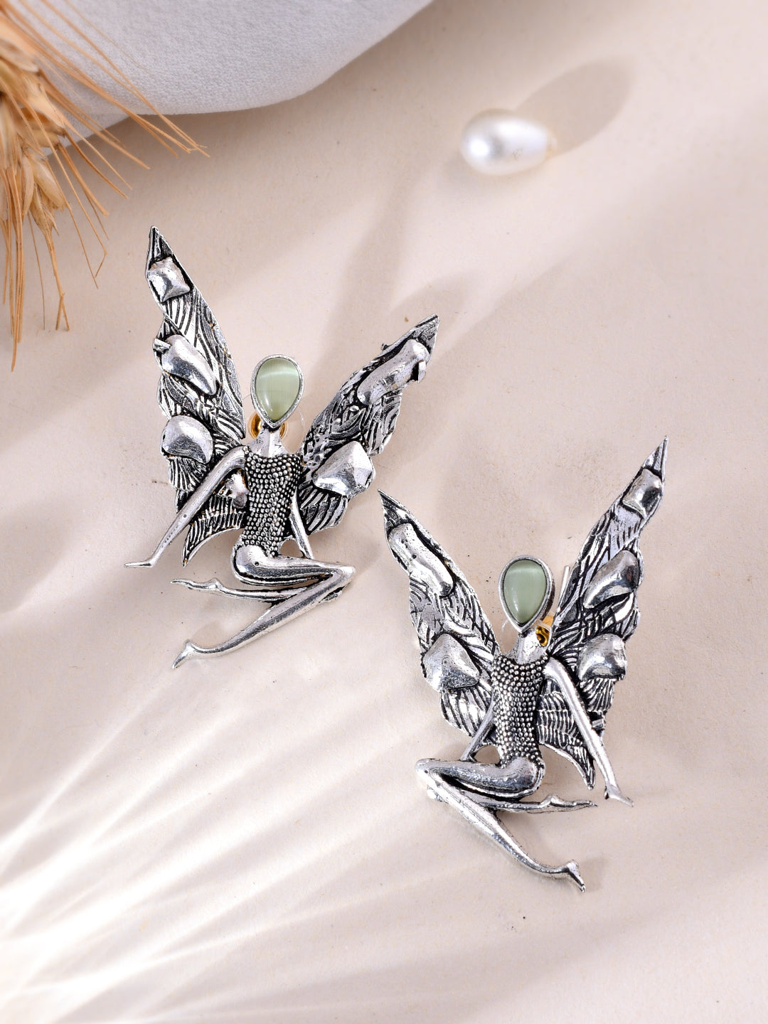 Silver Plated Angel Earrings for Women Online