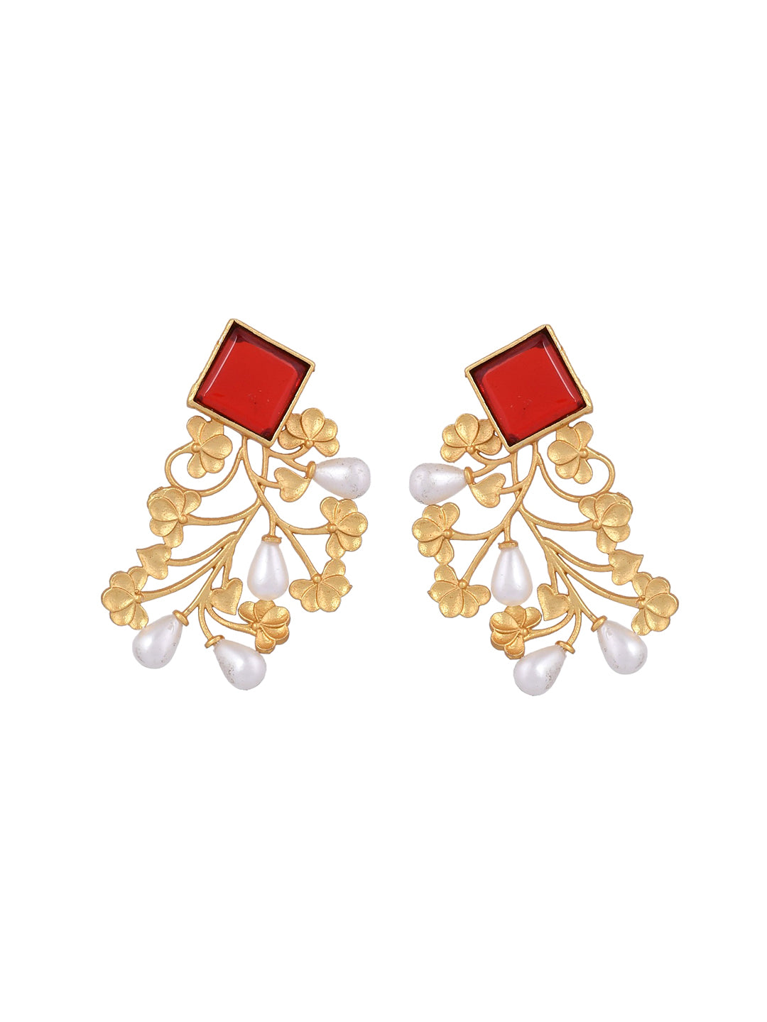 Gold Plated Drop and Dangle  Earring