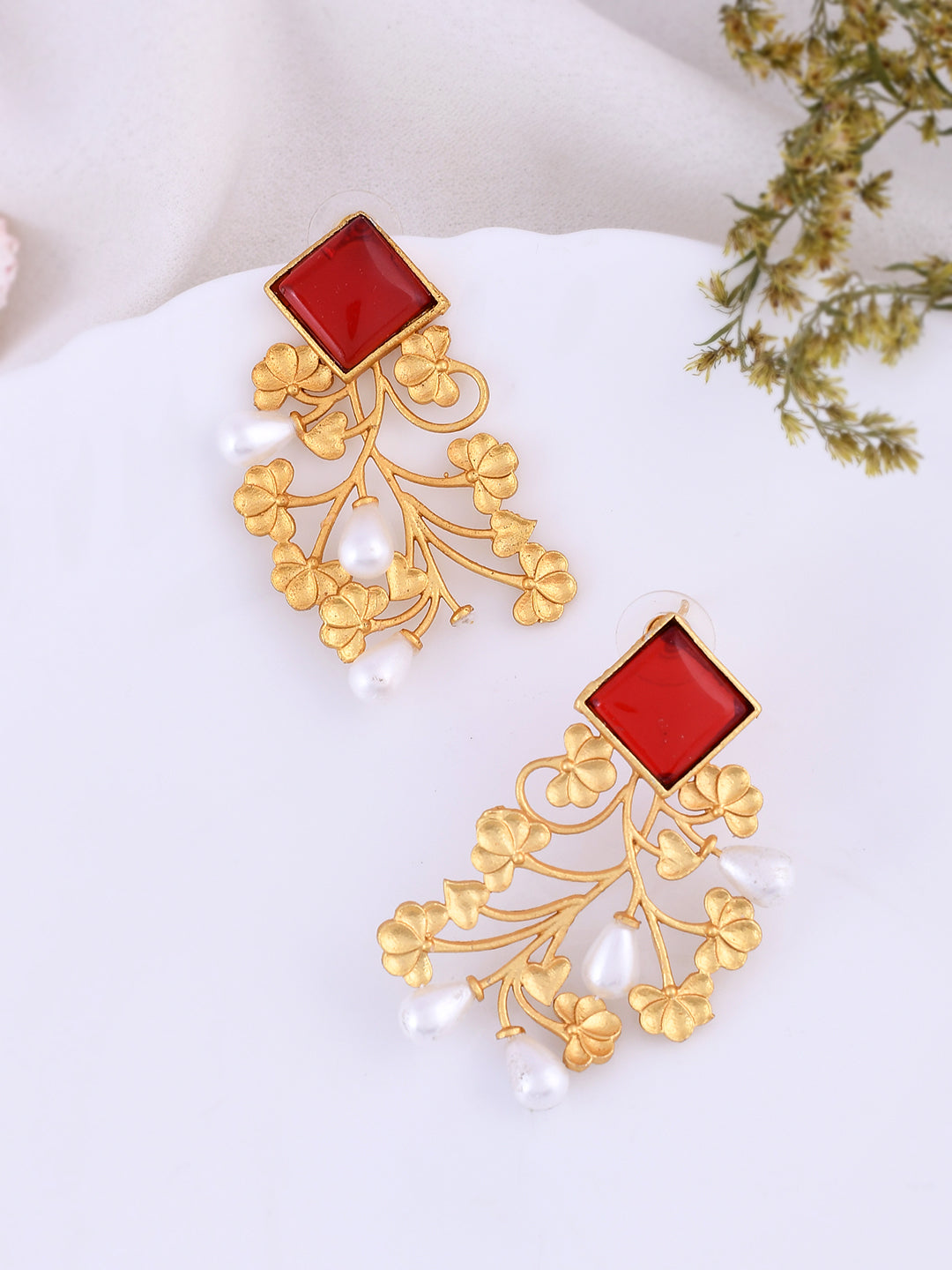 Gold Plated Drop and Dangle  Earring