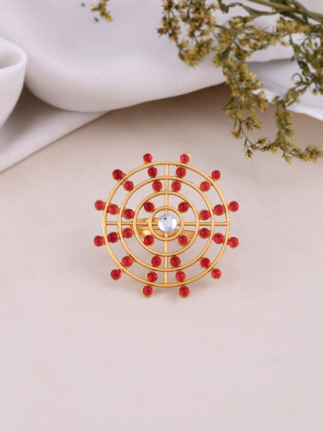 Luxury Gold Plated Cocktail Ring For Women Simulated Diamond Painting Full  Stone Jtv Jewelry In Big Silver From Fashion7house, $21.44 | DHgate.Com
