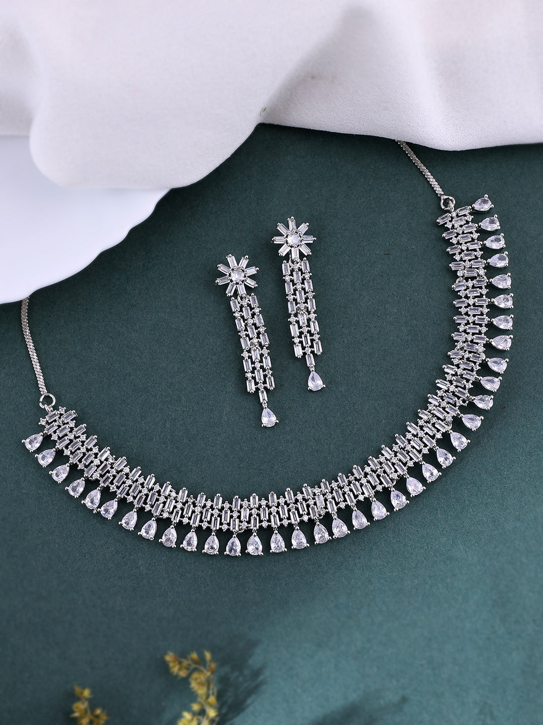 Classic American Diamond Jewellery set