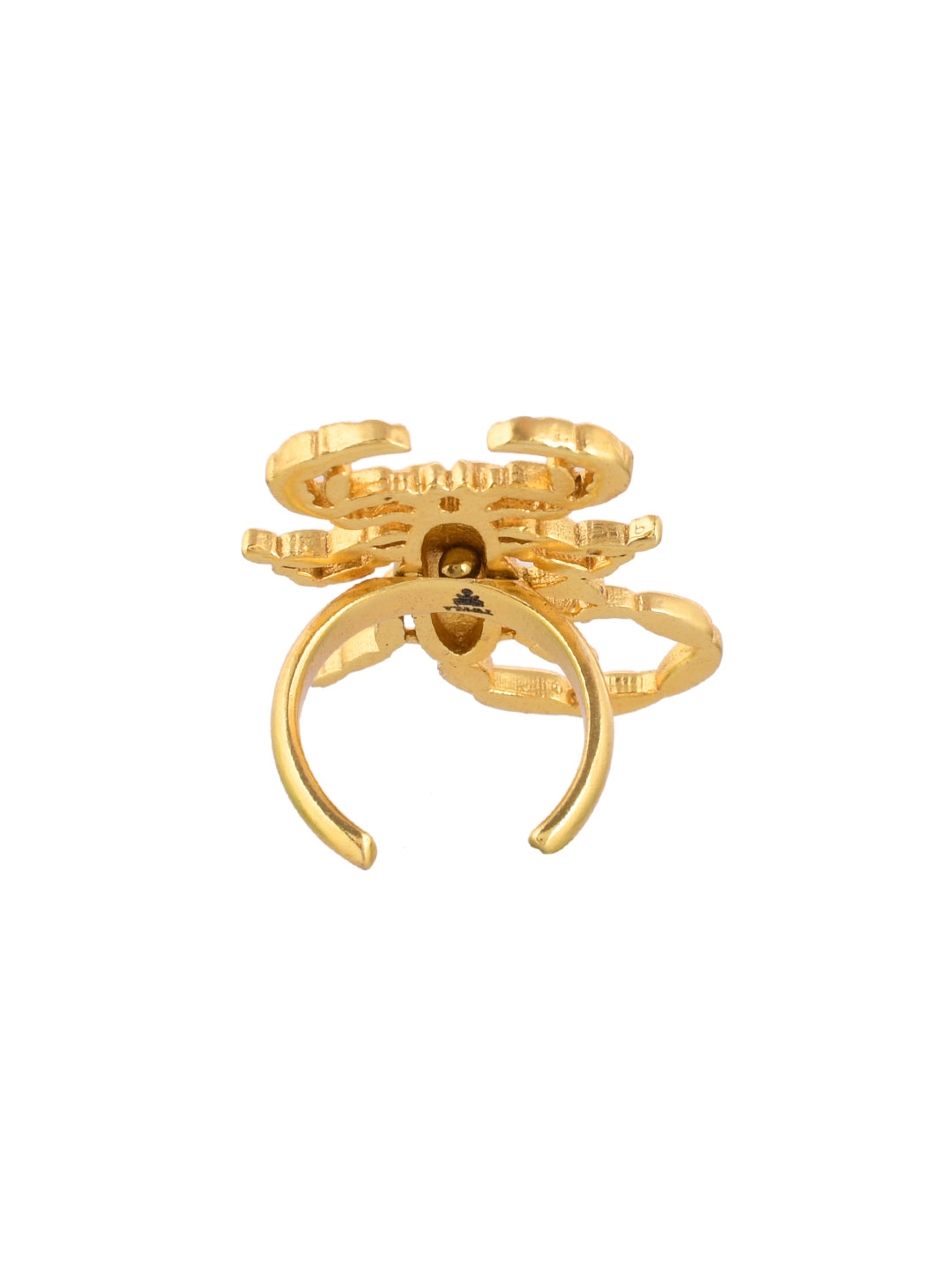 Gold Plated Handcrafted Finger Ring.