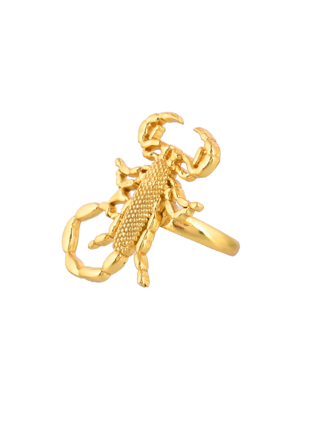 Gold Plated Handcrafted Finger Ring.
