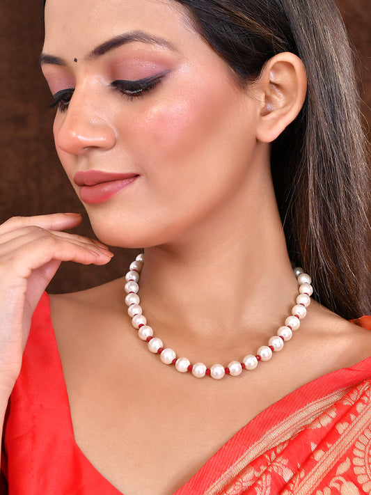 Pearl and Ruby Necklace