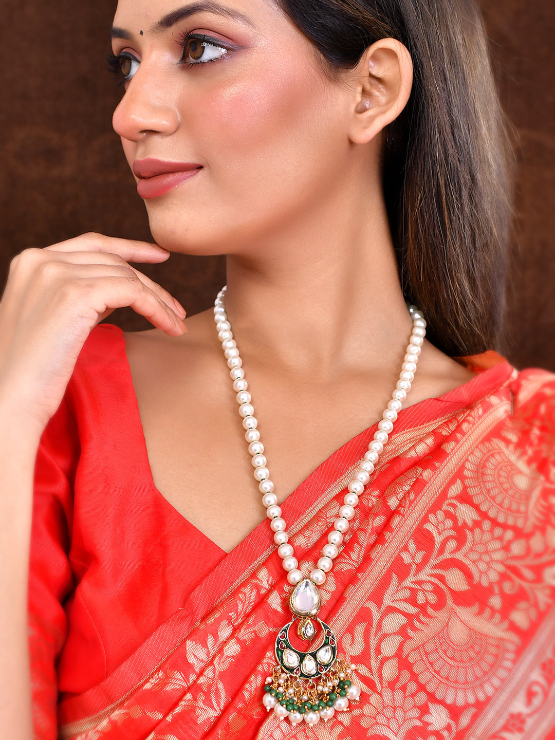 Pearl and Gemstone Necklace