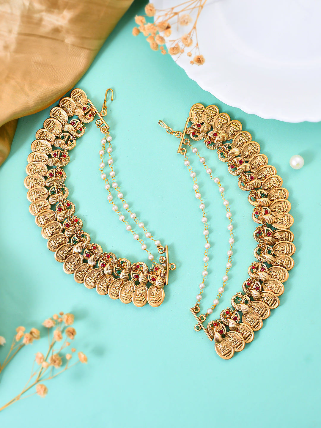 Elegant Long Earrings with Exquisite Stones - A Touch of Grace and Style