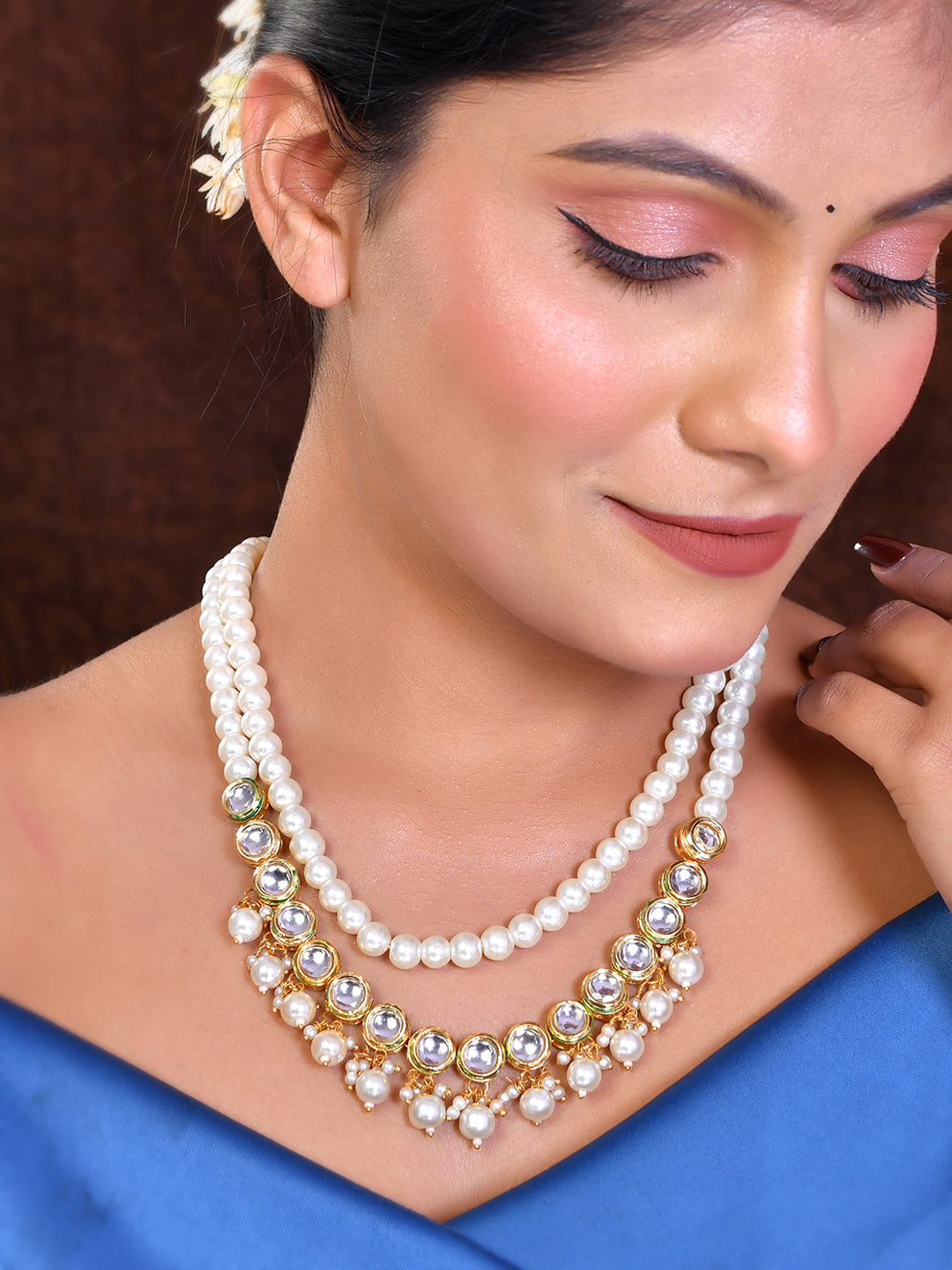 Pearl and Gold Necklace – Silvermerc Designs