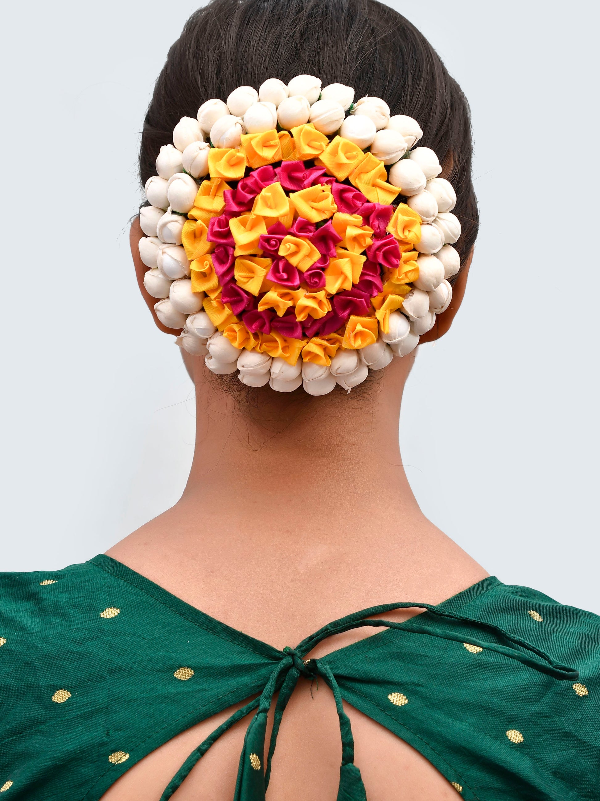 Multicolor Hair Juda Bun Cover