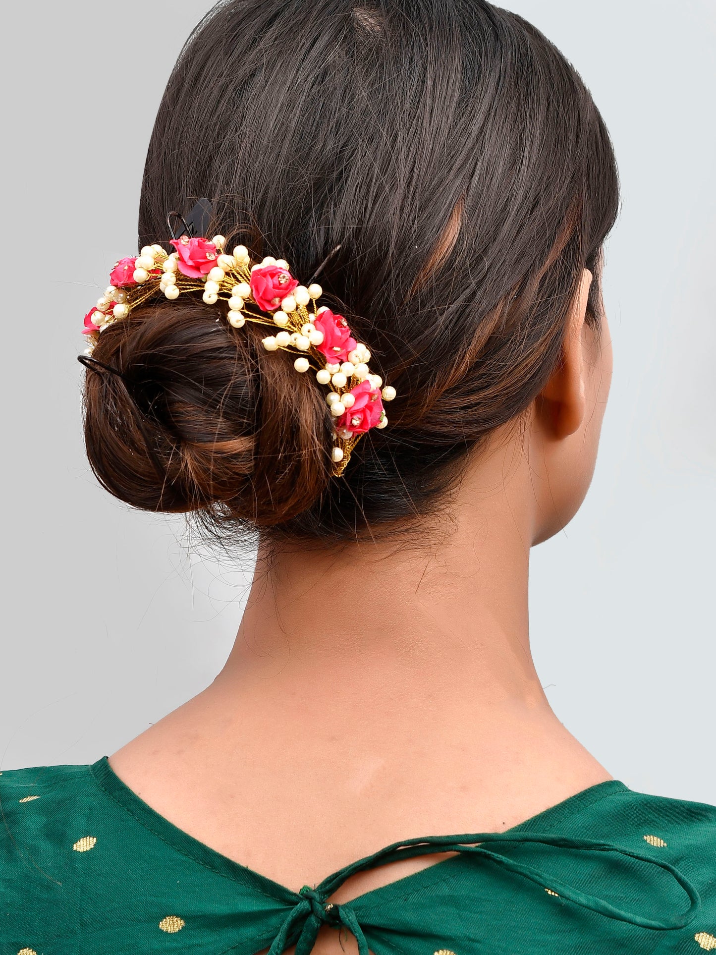Bridal Pearl Flower Hair Accessory